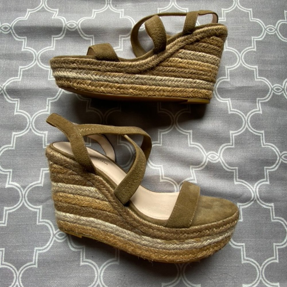 NWOT Pelle Moda Raia Espadrille Wedge Sandal